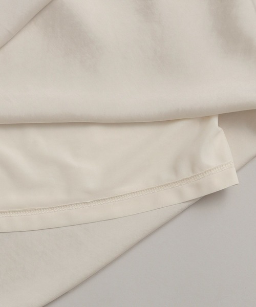 A part by（アパートバイ）の「カトリーヌサテンナロースカート（スカート・レディース・ボルドー/ネイビー/アイボリー/ベージュ系その他・SMALL/MEDIUM）」の16枚目の写真