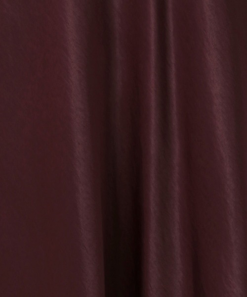 A part by（アパートバイ）の「カトリーヌサテンナロースカート（スカート・レディース・ボルドー/ネイビー/アイボリー/ベージュ系その他・SMALL/MEDIUM）」の21枚目の写真