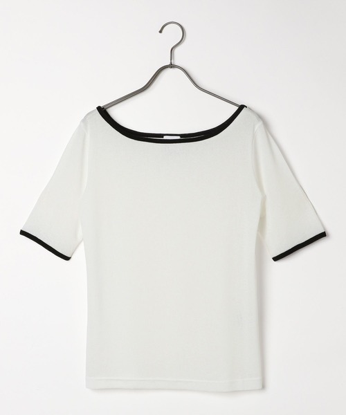 GEORGE'S(ジョージズ)の「シアーリンガーTシャツ(Tシャツ/カットソー・レディース・ブラック系/ホワイト系/レッド系・SMALL/MEDIUM)」の8枚目の写真