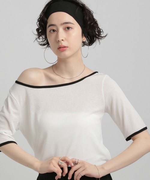 GEORGE'S(ジョージズ)の「シアーリンガーTシャツ(Tシャツ/カットソー・レディース・ブラック系/ホワイト系/レッド系・SMALL/MEDIUM)」の17枚目の写真
