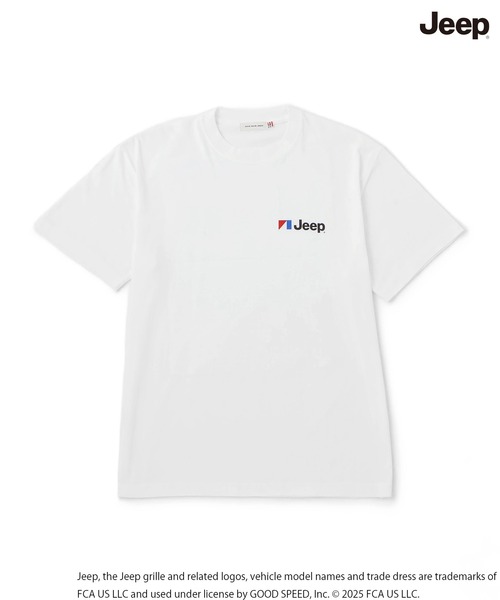le cercle ADAM ET ROPE'(ルセルクルアダムエロペ)の「【GOOD ROCK SPEED/グッドロックスピード】FORD・JEEP Tシャツ(Tシャツ/カットソー・メンズ・ホワイト/ホワイト系その他/チャコールグレー/グレー・L/LL)」の2枚目の写真