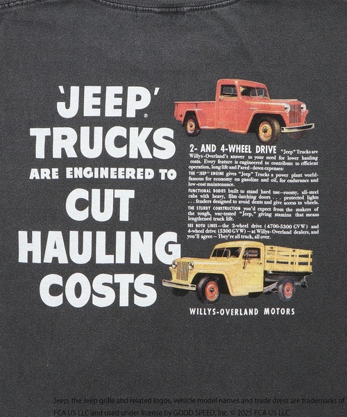 le cercle ADAM ET ROPE'(ルセルクルアダムエロペ)の「【GOOD ROCK SPEED/グッドロックスピード】FORD・JEEP Tシャツ(Tシャツ/カットソー・メンズ・ホワイト/ホワイト系その他/チャコールグレー/グレー・L/LL)」の18枚目の写真