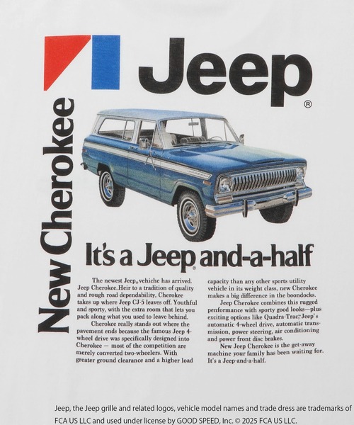 le cercle ADAM ET ROPE'(ルセルクルアダムエロペ)の「【GOOD ROCK SPEED/グッドロックスピード】FORD・JEEP Tシャツ(Tシャツ/カットソー・メンズ・ホワイト/ホワイト系その他/チャコールグレー/グレー・L/LL)」の13枚目の写真
