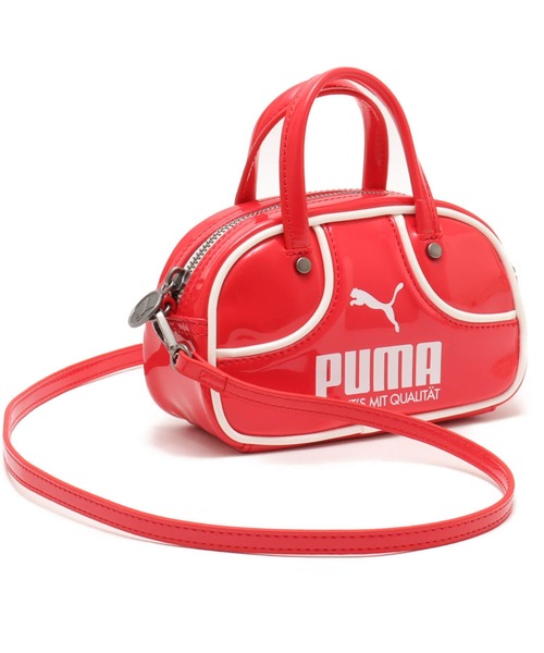PUMA（プーマ）の「PUMA PUMA 1976 MICRO GRIP BAG / プーマ プーマ 1976 マイクログリップバッグ（ハンドバッグ・レディース・ブラック/レッド/グリーン・ONE SIZE）」の8枚目の写真