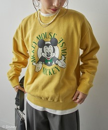 【GOOD ROCK SPEED】Disney / Mickey Mouse ミッキーマウス / ヴィンテージライク クルーネックスウェット