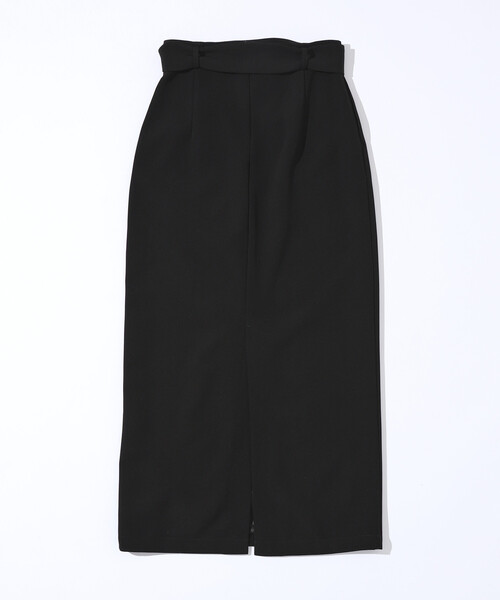 Firsthand（ファーストハンド）の「Firsthand/ファーストハンド ダブルクロス タイトスカート（スカート・レディース・ブラック/オフホワイト・S/M）」の10枚目の写真