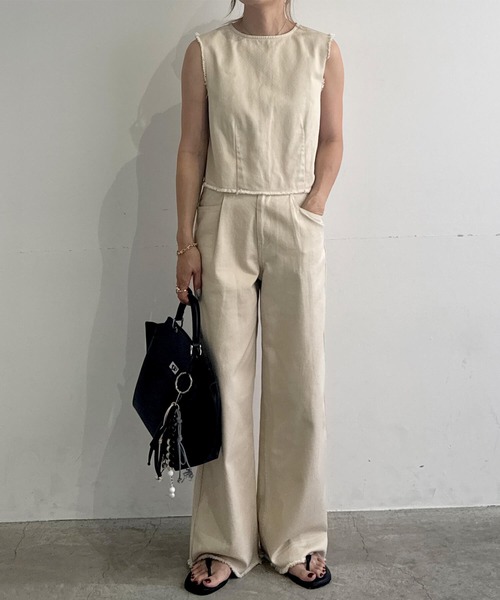 フリンジデニムセットアップ（chiica original）/ セット