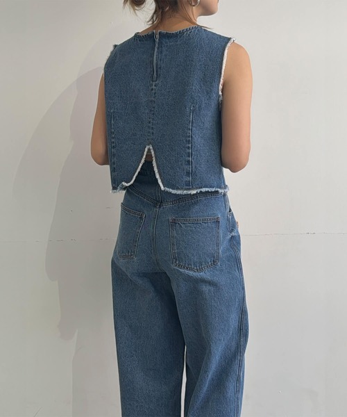 セール】フリンジデニムセットアップ（chiica original）/ セット