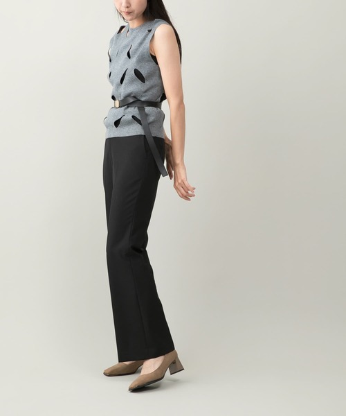 URBAN RESEARCH ROSSO WOMEN(アーバンリサーチ ロッソ)の「『別注』leinwande×ROSSO Flower Knitted Top(ニット/セーター・レディース・グレー/ホワイト・FREE)」の8枚目の写真