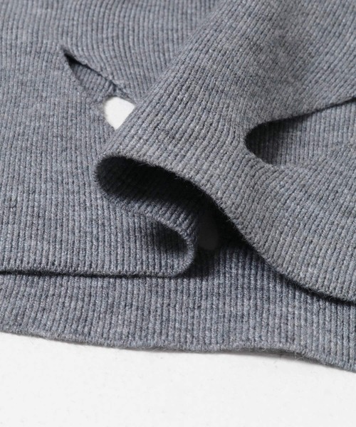 URBAN RESEARCH ROSSO WOMEN(アーバンリサーチ ロッソ)の「『別注』leinwande×ROSSO Flower Knitted Top(ニット/セーター・レディース・グレー/ホワイト・FREE)」の17枚目の写真