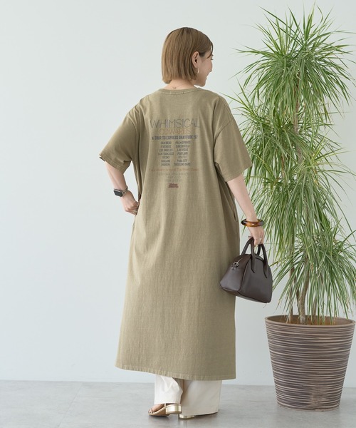 AMERICAN HOLIC(アメリカンホリック)の「【選べる丈】ツアーロゴ加工Tワンピース(ワンピース・レディース・ネイビー/ベージュ/チャコールグレー・M/L)」の22枚目の写真