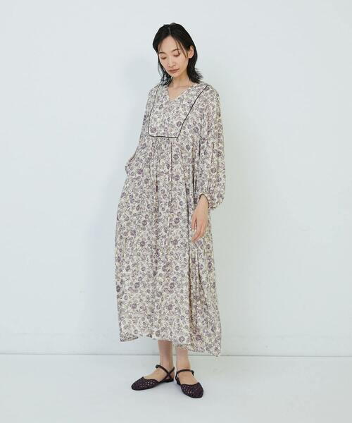 セール】インポートプリントワンピース（ワンピース）｜ADIEU