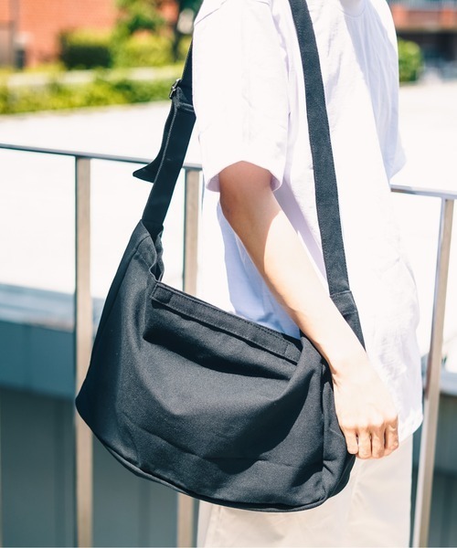 THRASHER(スラッシャー)の「【THRASHER/スラッシャー】Shoulder Bag 2WAY ショルダーバッグ ハンドバッグ キャンバス(ショルダーバッグ・メンズ・ブラック/オフホワイト・FREE)」の6枚目の写真