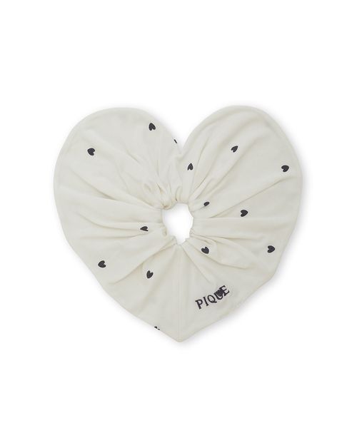 gelato pique（ジェラートピケ）の「【USAGI ONLINE/ZOZO限定】ハート柄シュシュ（その他ルームウェア・レディース・ピンク/オフホワイト/ネイビー・F）」の4枚目の写真