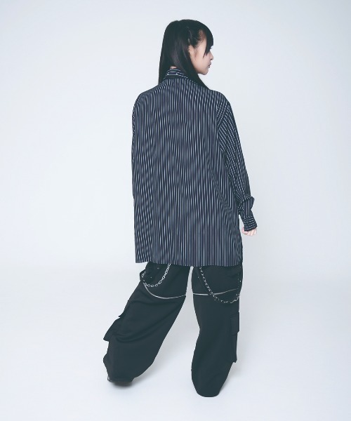 TRAVAS TOKYO/トラバス トーキョー』テープ付きネクタイシャツ（シャツ