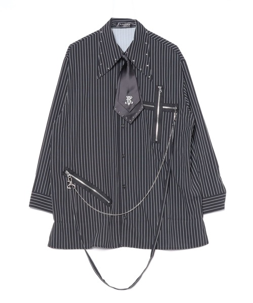 TRAVAS TOKYO/トラバス トーキョー』テープ付きネクタイシャツ（シャツ