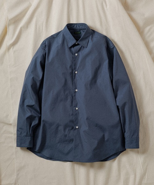 WILD LIFE TAILOR Adam et Rope'（ワイルドテーラーアダムエロペ　）の「【WILD LIFE TAILOR】PLAIN POPLINE SHIRT（シャツ/ブラウス・メンズ・チャコールグレー/キナリ・M/L）」の2枚目の写真