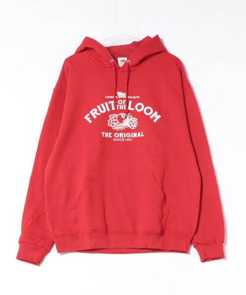 FRUIT OF THE LOOM（フルーツオブザルーム）の「FTL PRINT HOODIE5 / ユニセックス / ジェンダーレス / フーディ（パーカー・メンズ・ネイビー/レッド/ブラック・M/L/XL）」の3枚目の写真