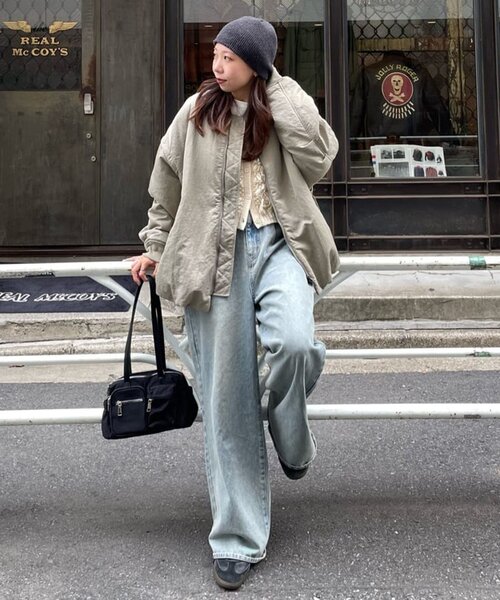 【新品・タグ付】DISCOAT オーバーダイタックデニムワイドパンツ 新色追加/ユニセックス】オーバーダイタックデニムワイドパンツ