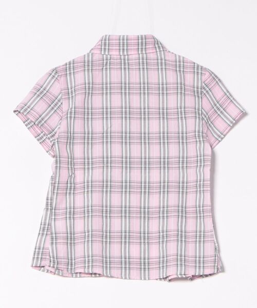 UP START(アップスタート)の「【LAMPOON】ピンクチェックシャツ(シャツ/ブラウス・レディース・ピンク・MEDIUM/LARGE/SMALL)」の6枚目の写真