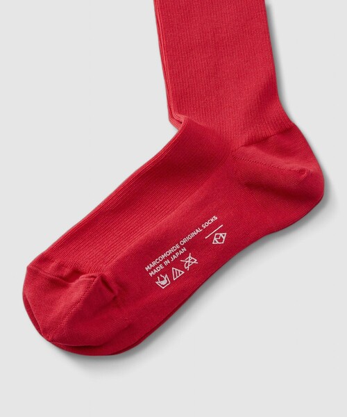 MARCOMONDE（マルコモンド）の「【MARCOMONDE(マルコモンド)】 COTTON TIGHTS（タイツ/ストッキング・レディース・ブラック/レッド・FREE）」の4枚目の写真