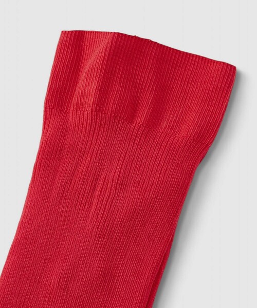 MARCOMONDE（マルコモンド）の「【MARCOMONDE(マルコモンド)】 COTTON TIGHTS（タイツ/ストッキング・レディース・ブラック/レッド・FREE）」の5枚目の写真