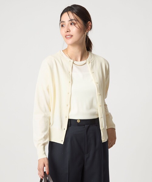 セール】＜1_OF MINE＞クルーネック ニット カーディガン マシン