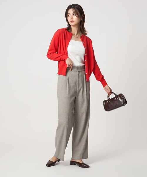 セール】＜1_OF MINE＞クルーネック ニット カーディガン マシン