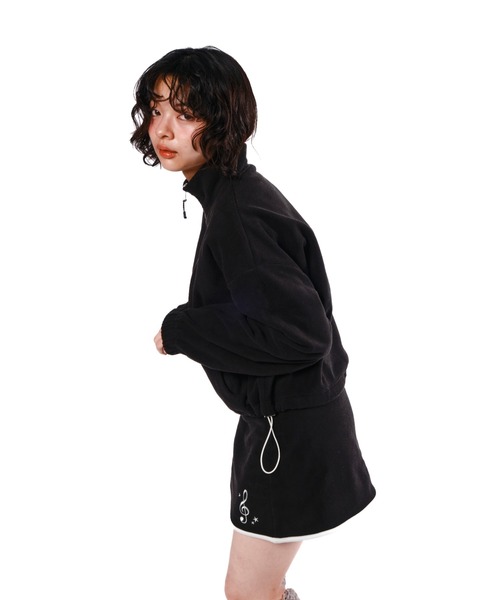 セール】Fleece mini skirt/フリースバイカラーミニスカート（スカート