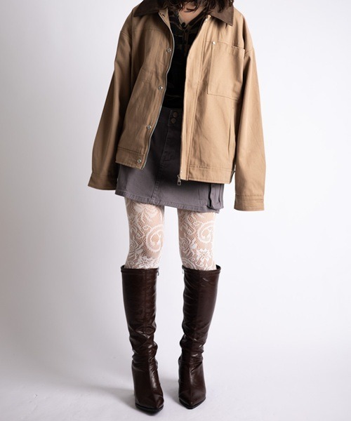 Vini(ヴィニ)の「【Vini】レース タイツ(タイツ/ストッキング・レディース・ホワイト・FREE)」の3枚目の写真