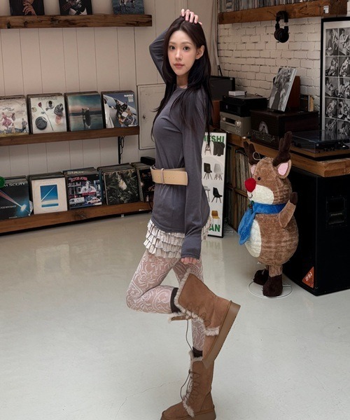 Vini(ヴィニ)の「【Vini】レース タイツ(タイツ/ストッキング・レディース・ホワイト・FREE)」の10枚目の写真