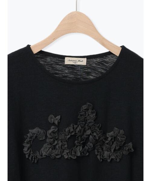 MOGA パフスリーブTシャツ 接触冷感】レースコード刺繍パフスリーブTシャツ（Tシャツ