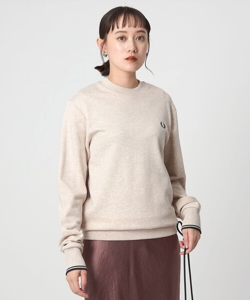 FRED PERRY＞クルーネック スウェット プルオーバー（スウェット