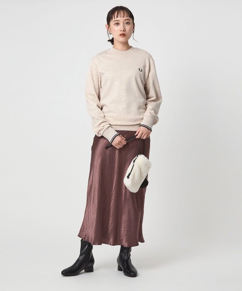 FRED PERRY＞クルーネック スウェット プルオーバー（スウェット