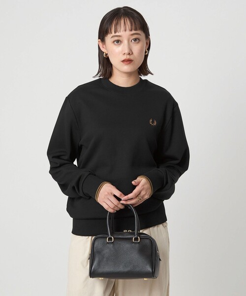 セール】＜FRED PERRY＞クルーネック スウェット プルオーバー
