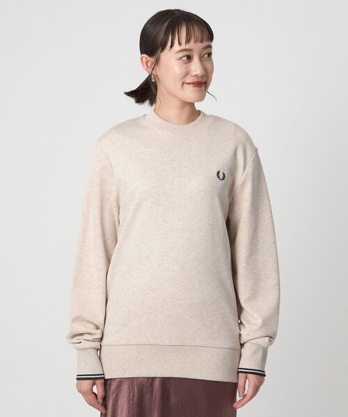 セール】＜FRED PERRY＞クルーネック スウェット プルオーバー