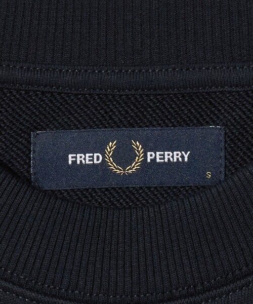 FRED PERRY＞クルーネック スウェット プルオーバー（スウェット