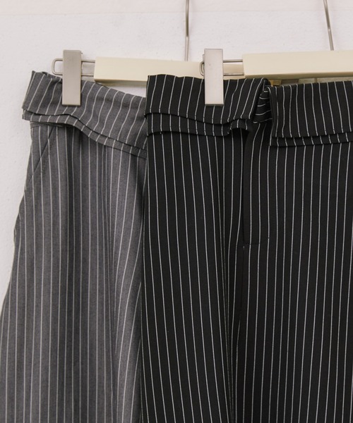 LIENCOEUR（リアンクール）の「フラップストライプスカート（スカート・レディース・グレー/ダークグレー・FREE）」の19枚目の写真