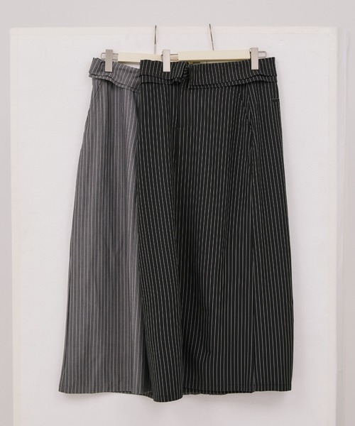 LIENCOEUR（リアンクール）の「フラップストライプスカート（スカート・レディース・グレー/ダークグレー・FREE）」の18枚目の写真