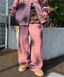 A'gem（エージェム）の「A'GEM/9 × .kom 『A'gem/エージェム』 加工スウェットパンツ（スウェットパンツ）」