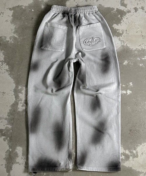 A'GEM/9 × .kom 『A'gem/エージェム』 加工スウェットパンツ A'gem│A