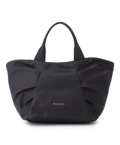 TOCCA（トッカ）の「RIBBON KNOT NYLONBAG ナイロントートバッグ（トートバッグ・レディース・ネイビー系/ベージュ系/ブラック系・F）」の21枚目の写真