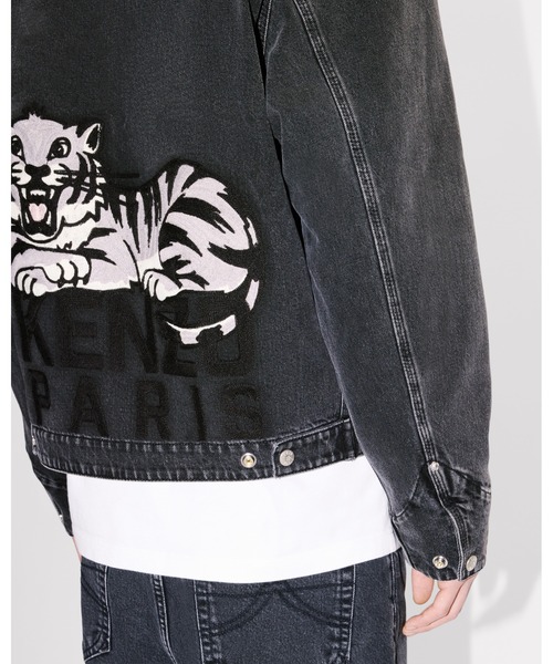 KENZO（ケンゾー）の「'KENZO Happy Tiger' エンブロイド フリース ジャケット（デニムジャケット・メンズ・ブラック系その他6・SMALL/MEDIUM/LARGE）」の7枚目の写真