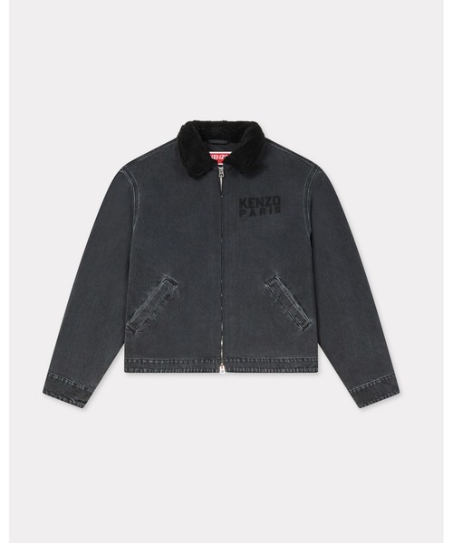 KENZO（ケンゾー）の「'KENZO Happy Tiger' エンブロイド フリース ジャケット（デニムジャケット・メンズ・ブラック系その他6・SMALL/MEDIUM/LARGE）」の3枚目の写真