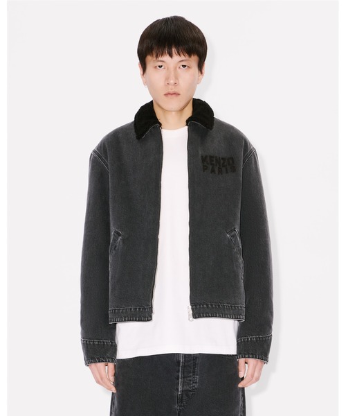 KENZO（ケンゾー）の「'KENZO Happy Tiger' エンブロイド フリース ジャケット（デニムジャケット・メンズ・ブラック系その他6・SMALL/MEDIUM/LARGE）」の6枚目の写真