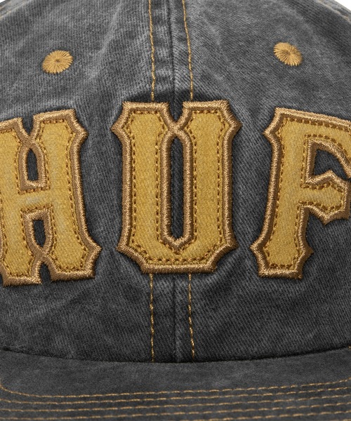 HUF(ハフ)の「ARCH 6PANEL HAT(キャップ・メンズ・ブラック・O/S)」の10枚目の写真