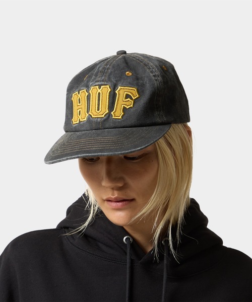 HUF(ハフ)の「ARCH 6PANEL HAT(キャップ・メンズ・ブラック・O/S)」の9枚目の写真