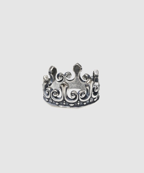 TAKAHIROMIYASHITATheSoloIst.(タカヒロミヤシタザソロイスト)の「crown ring.(リング・メンズ・シルバー・US8/US8.5)」の2枚目の写真