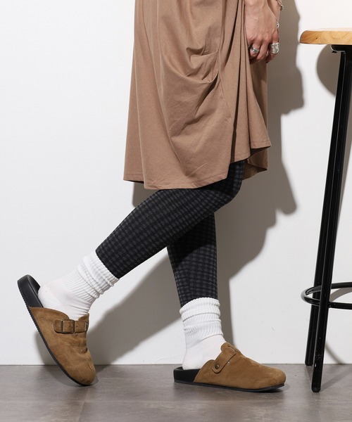 ダークチェック柄 レギンス（レギンス/スパッツ）｜LOVERS' LANE45