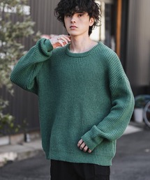 メンズのニット/セーター（グリーン・カーキ/緑色系）ファッション通販